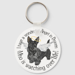 Schottische Terrier Engel Schlüsselanhänger