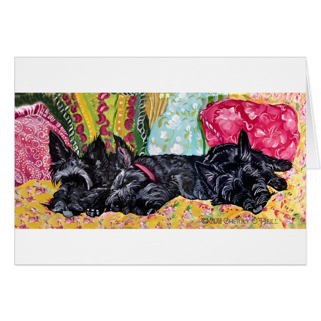 Schottische Terrier-Hütte (Vorderseite (Horizontal))