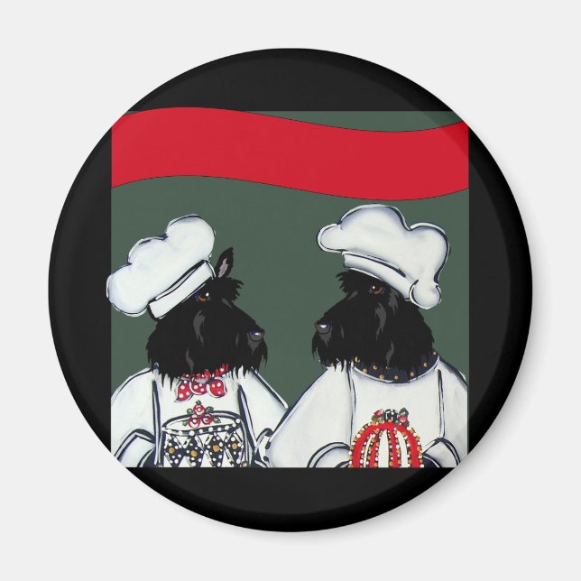 Schottische Terrier Magnet (Vorne)