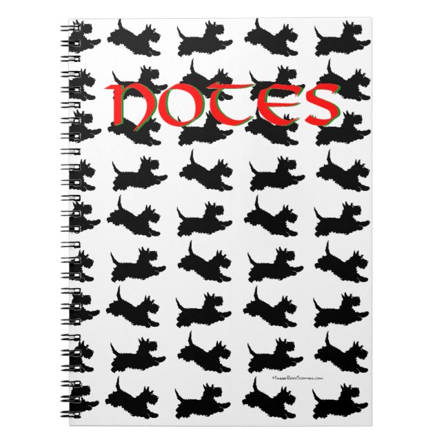 Schottische Terrier Notizblock (Vorderseite)