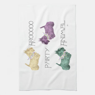 Schottische Terrier Partytiere Handtuch