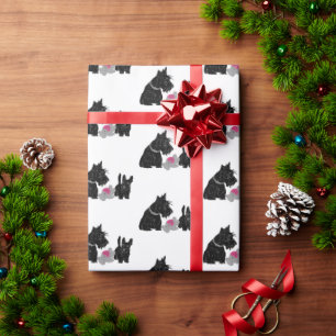 Schottische Terrier zum Vatertag Geschenkpapier