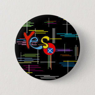 Schottische Unabhängigkeits-helle Linien Button