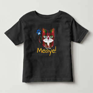Schottische Unabhängigkeittartan-Kätzchen-Kunst Kleinkind T-shirt