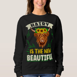 Schottische Viehzucht im Hochland Longhorn Hair Sweatshirt