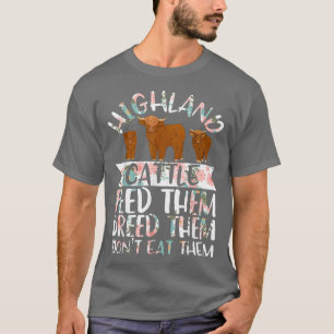 Schottische Viehzuchtfarm im Hochland T-Shirt