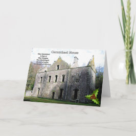 Schottische Weihnachtskarte Carmichael Clans Feiertagskarte