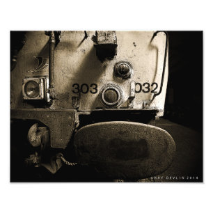 Schottischer blauer Zug Fotodruck