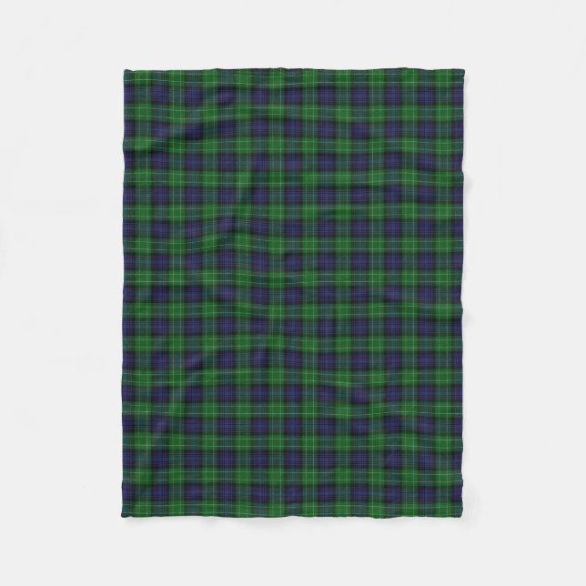 Schottischer Clan Abercrombie KlassikerTartan Fleecedecke (Vorderseite)
