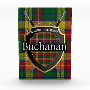 Schottischer Clan-BuchananTartan Fotoblock