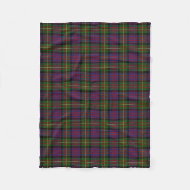 Schottischer Clan-Carnegie-KlassikerTartan Fleecedecke (Vorderseite)