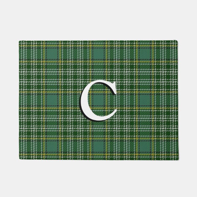 Schottischer Clan Currie Tartan Fußmatte (Vorderseite)