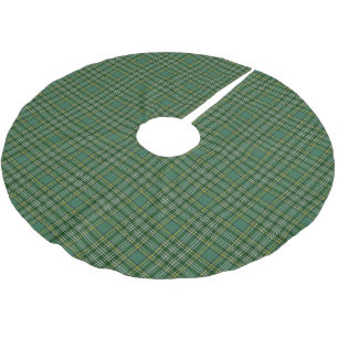 Schottischer Clan Currie Tartan Polyester Weihnachtsbaumdecke