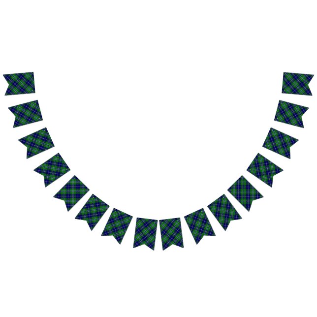 Schottischer Clan-DouglasTartan Wimpelkette (Alle)