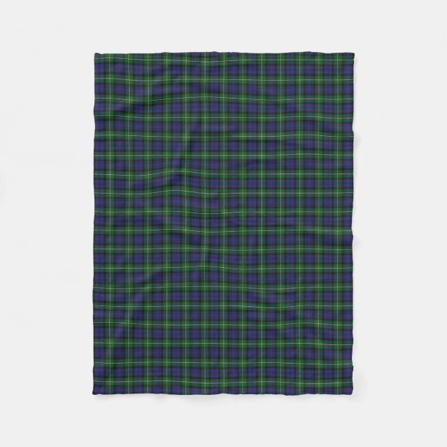 Schottischer Clan-Forbes-KlassikerTartan Fleecedecke (Vorderseite)