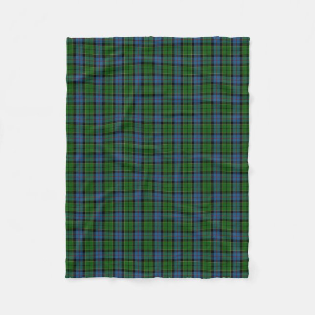Schottischer Clan Forsyth Forsythe KlassikerTartan Fleecedecke (Vorderseite)