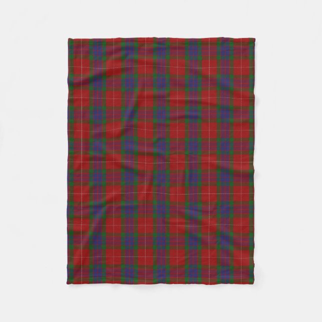 Schottischer Clan Fraser KlassikerTartan Fleecedecke (Vorderseite)