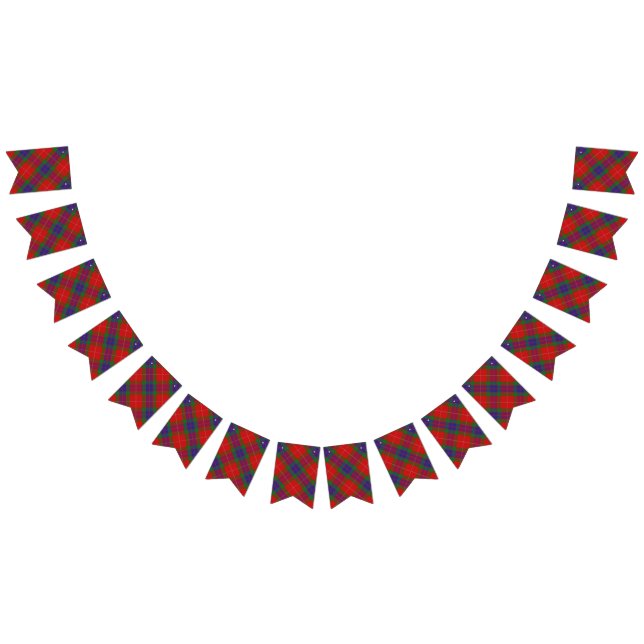 Schottischer Clan Fraser Tartan Wimpelkette (Alle)