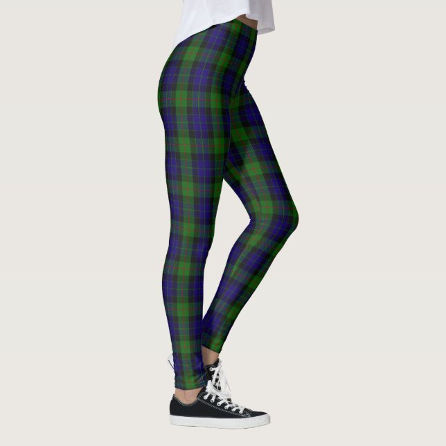 Schottischer Clan-GunnTartan Leggings (Rechts)