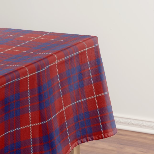 Schottischer Clan-HamiltonTartan Tischdecke (Beispiel)