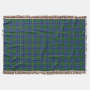Schottischer Clan Johnstone Johnston Tartan Decke
