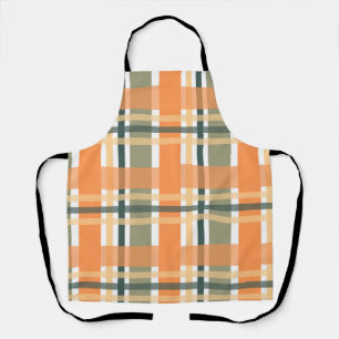 schottischer Clan-Karo orange grün tartan kariert  Schürze