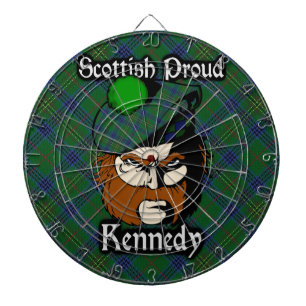 Schottischer Clan-KennedyTartanDartboard Dartscheibe