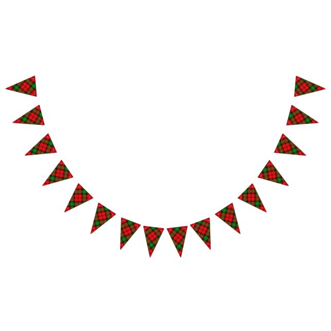 Schottischer Clan Kerr Tartan Wimpelkette (Alle)