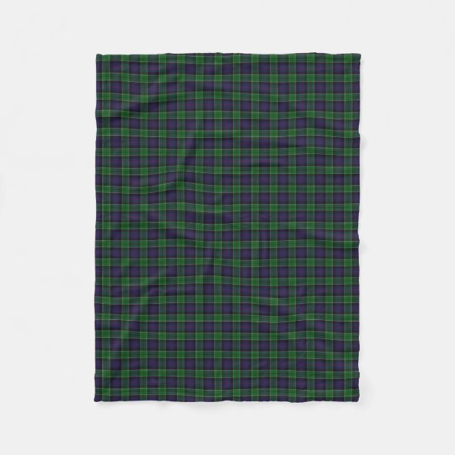 Schottischer Clan Leslie, die klassischen Tartan Fleecedecke (Vorderseite)