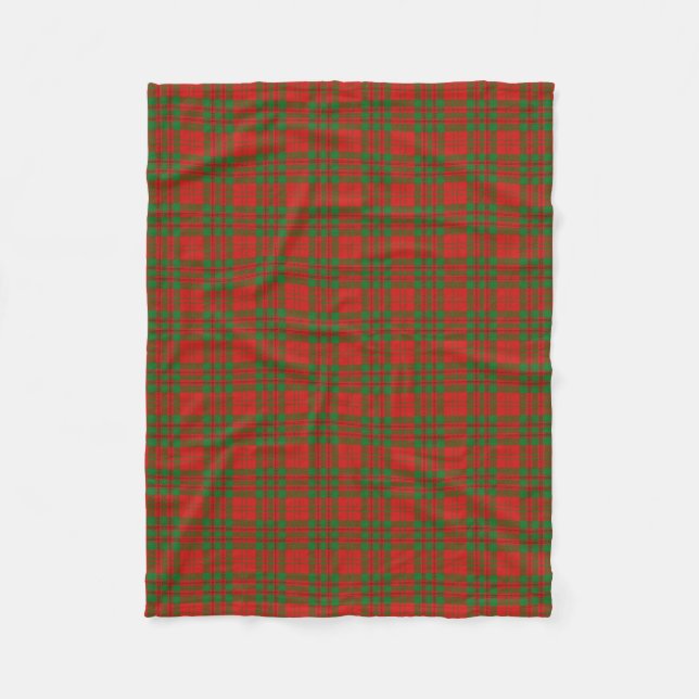 Schottischer Clan Livingstone KlassikerTartan Fleecedecke (Vorderseite)