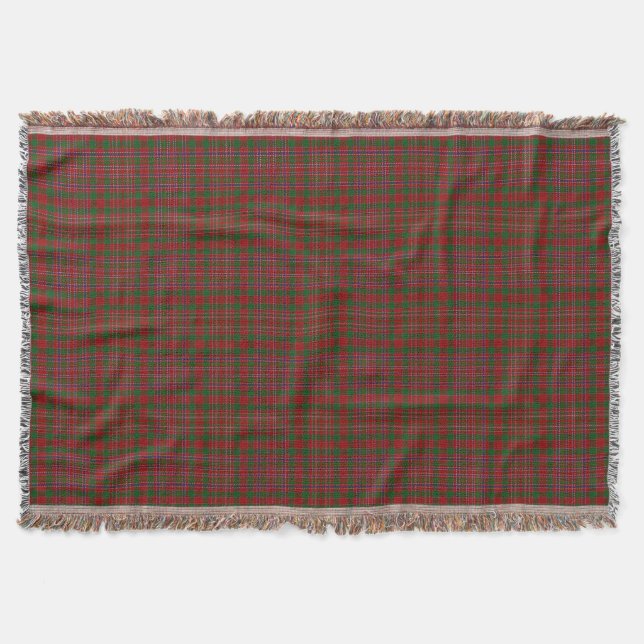 Schottischer Clan MacAlister Tartan Decke (Vorderseite)