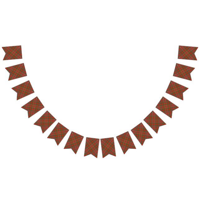 Schottischer Clan MacAlister Tartan Wimpelkette (Alle)