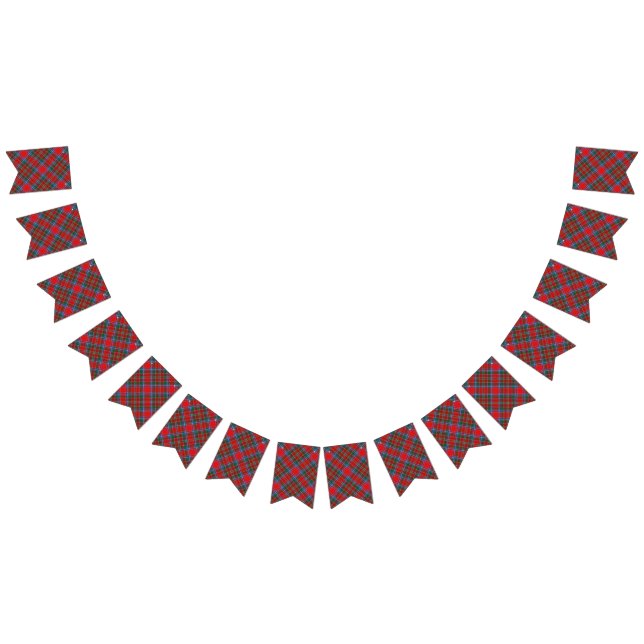 Schottischer Clan MacBean MacBain Tartan Wimpelkette (Alle)