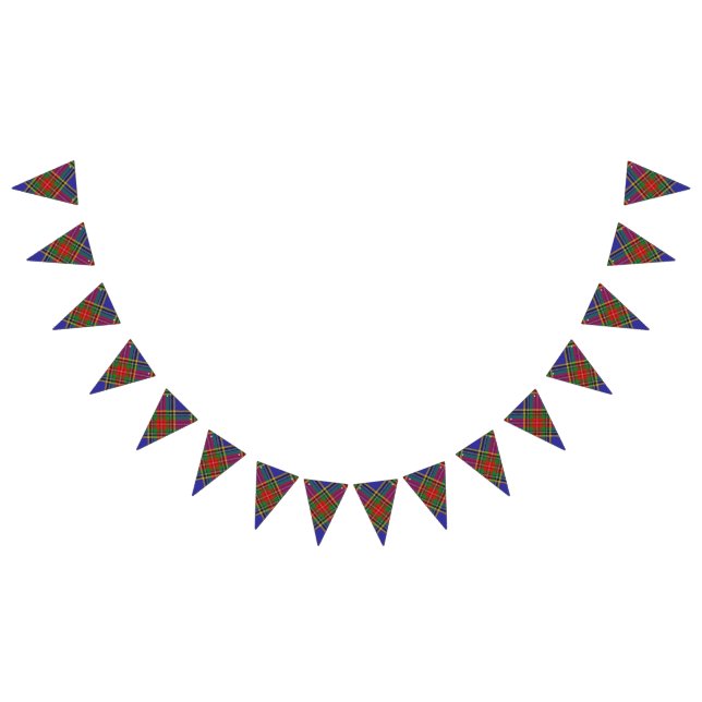 Schottischer Clan-MacbethTartan Wimpelkette (Alle)