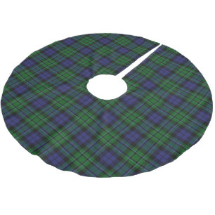 Schottischer Clan MacCallum Tartan Polyester Weihnachtsbaumdecke