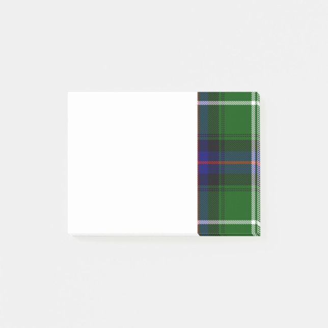 Schottischer Clan MacDonald von Clanranald Tartan Post-it Klebezettel (Vorderseite)