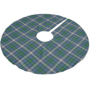 Schottischer Clan MacDowall Tartan Polyester Weihnachtsbaumdecke