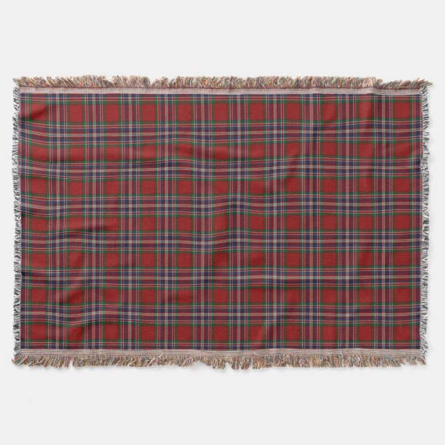 Schottischer Clan MacFarlane Tartan Decke (Vorderseite)