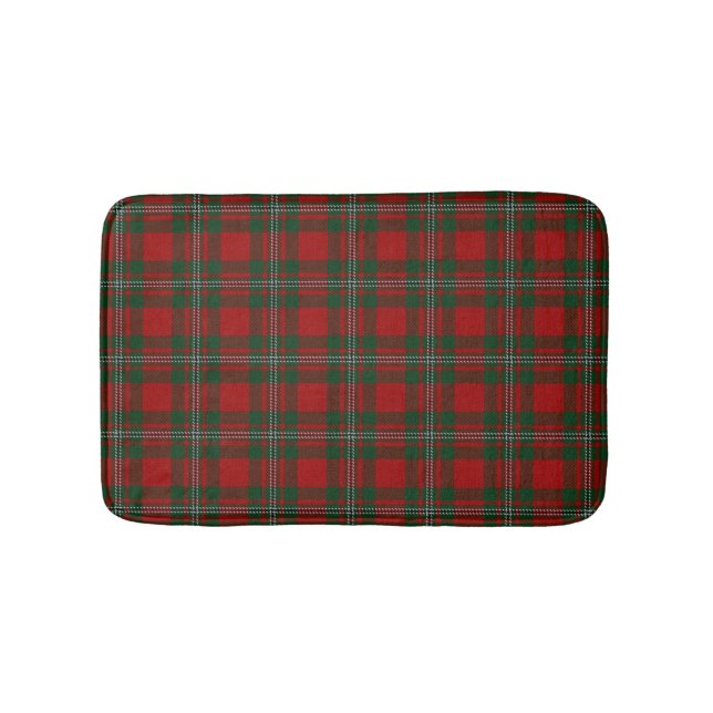 Schottischer Clan MacGregor Gregor Tartan kariert Badematte (Vorderseite)
