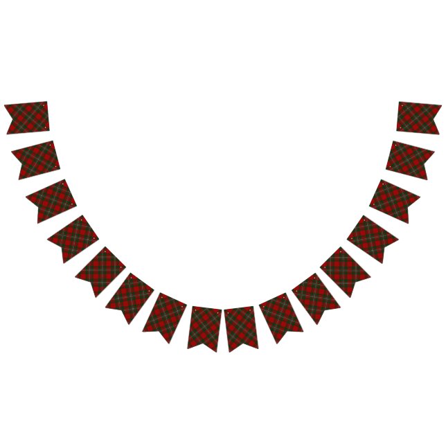 Schottischer Clan MacGregor Gregor Tartan Wimpelkette (Alle)