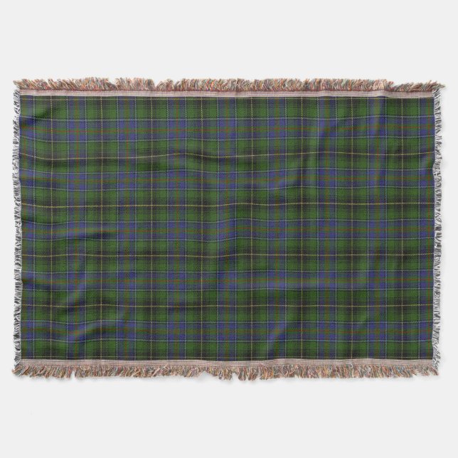 Schottischer Clan MacInnes Tartan Decke (Vorderseite)