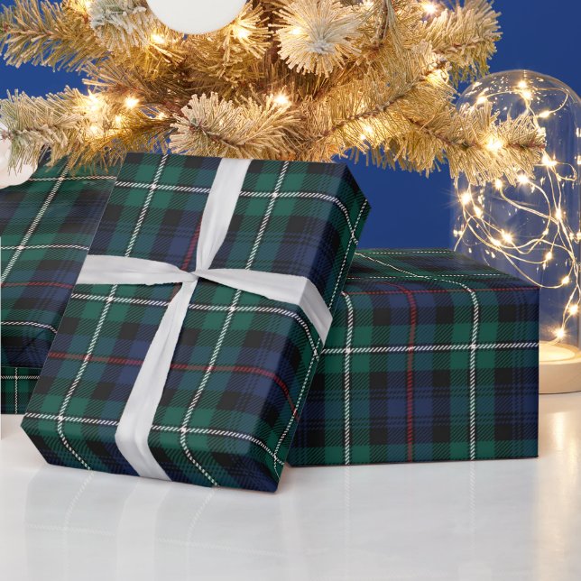 Schottischer Clan MacKenzie-Tartan-Karo Geschenkpapier (Feiertage)