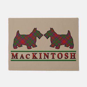 Schottischer Clan MacKintosh Tartan Scottie Hunde Fußmatte