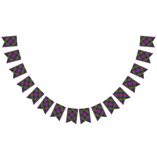Schottischer Clan MacLennan Tartan Wimpelkette (Alle)
