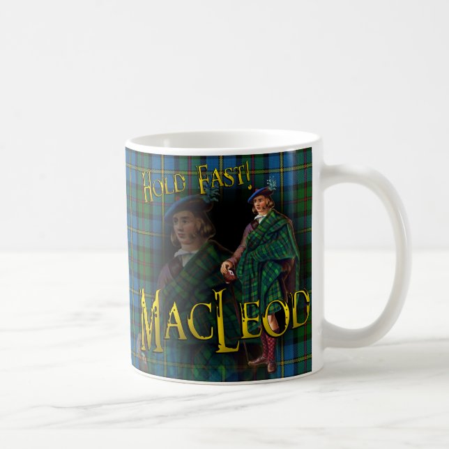Schottischer Clan MacLeod Tartan Kaffeetasse (Rechts)