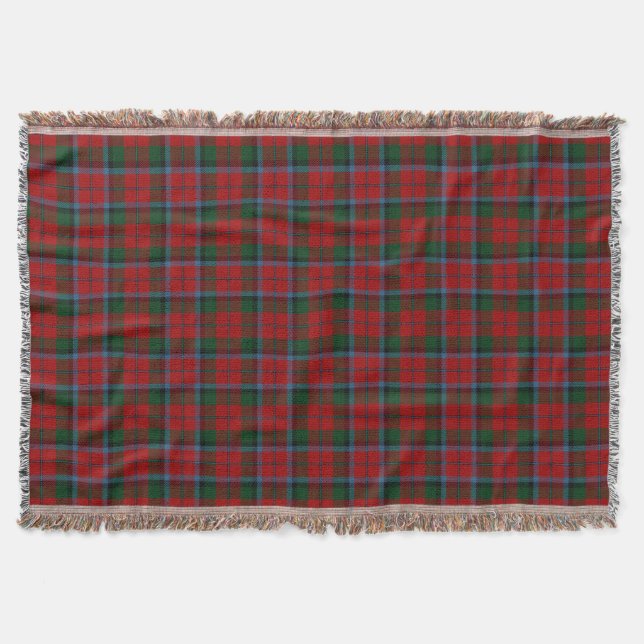 Schottischer Clan MacNachtan McNaughton Tartan Decke (Vorderseite)