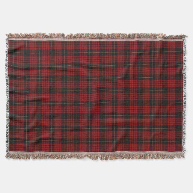 Schottischer Clan MacQueen Tartan Decke (Vorderseite)