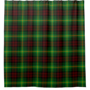 Schottischer Clan Martin Tartan Plaid Duschvorhang