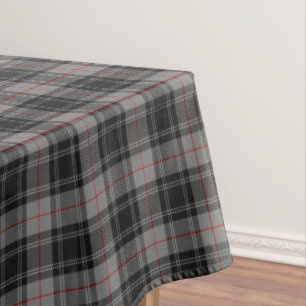 Schottischer Clan Moffat grauer schwarzer roter Tischdecke