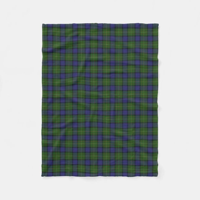 Schottischer Clan Muir KlassikerTartan Fleecedecke (Vorderseite)